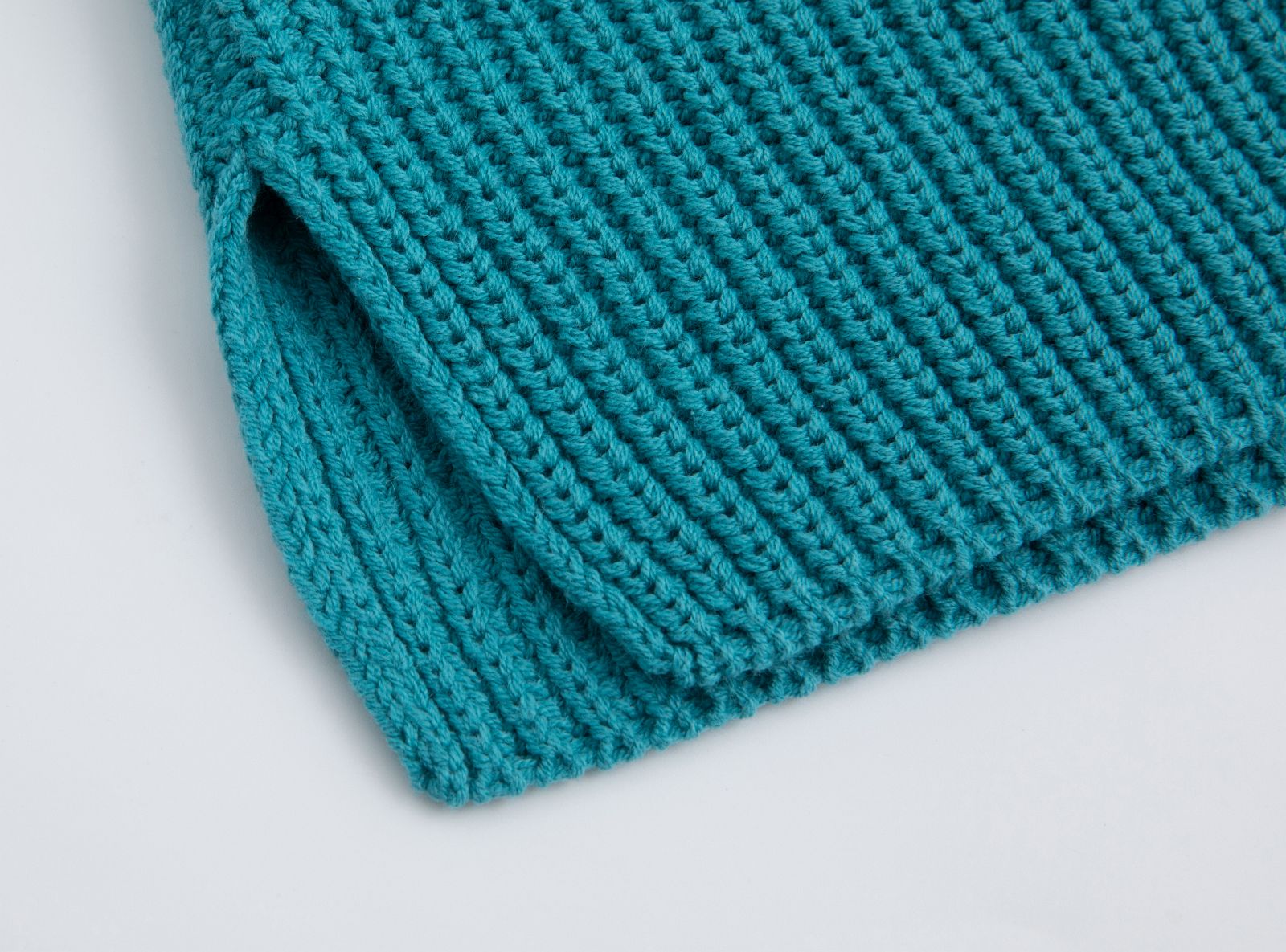 Cotton sweater TURQUOISE