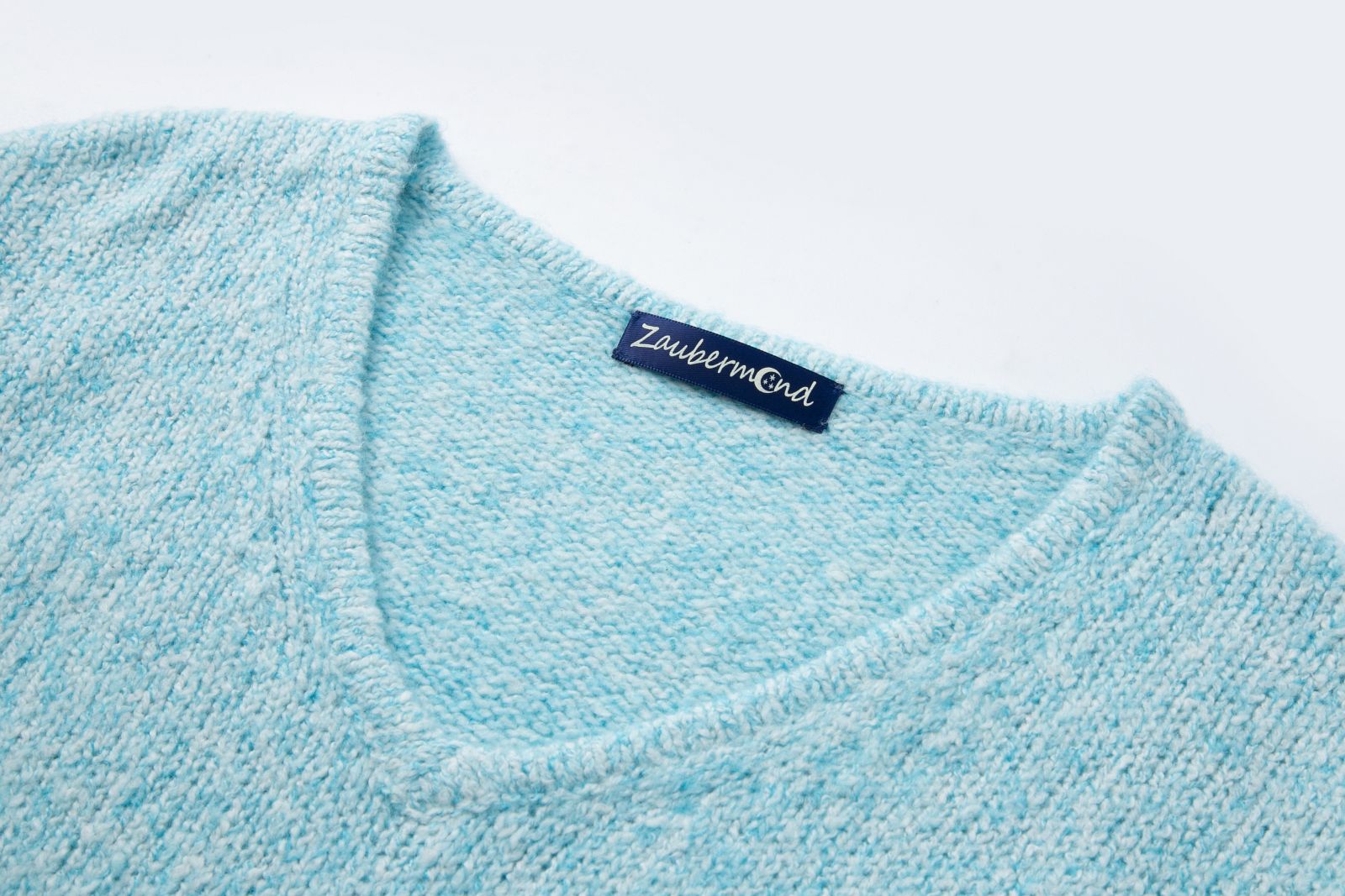 Baumwollpullover TURQUOISE
