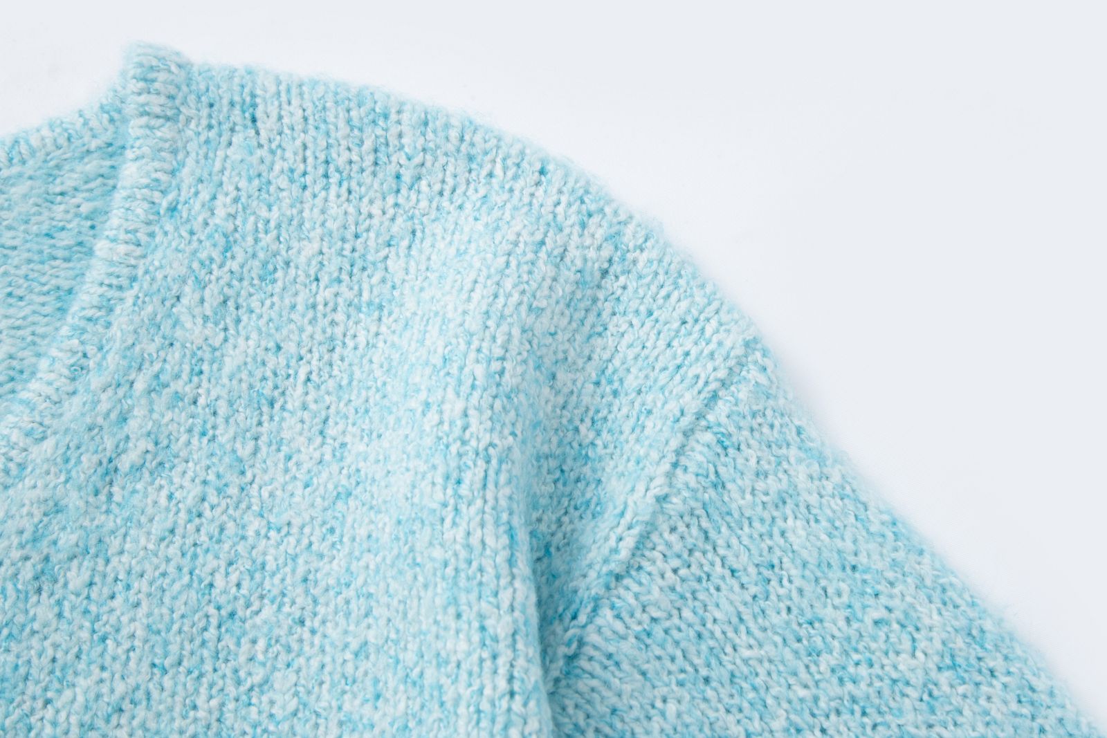 Baumwollpullover TURQUOISE