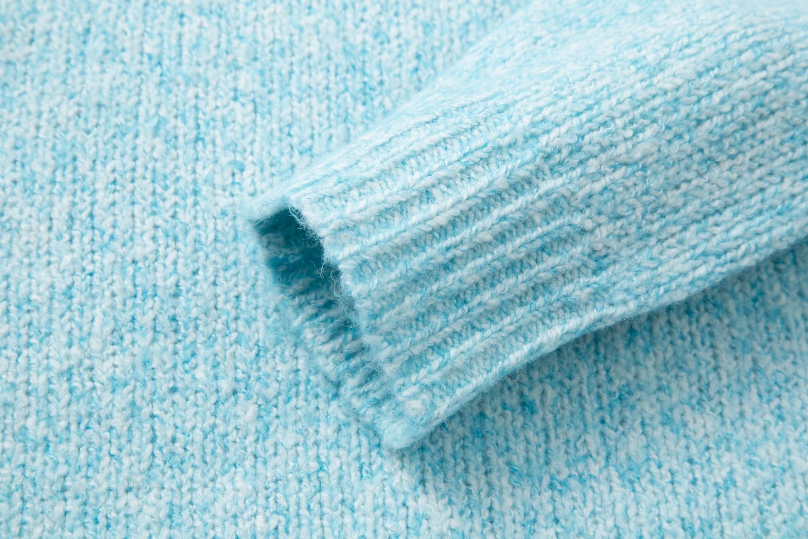 Baumwollpullover TURQUOISE