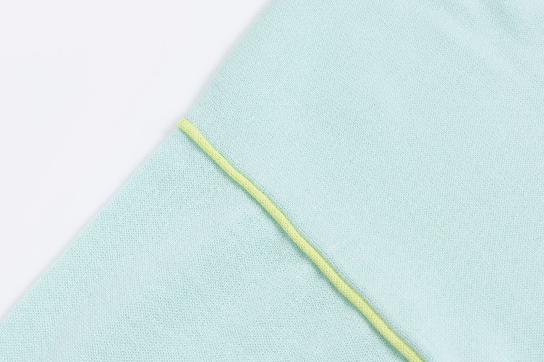 Strickpullover mit Kontrast MINT