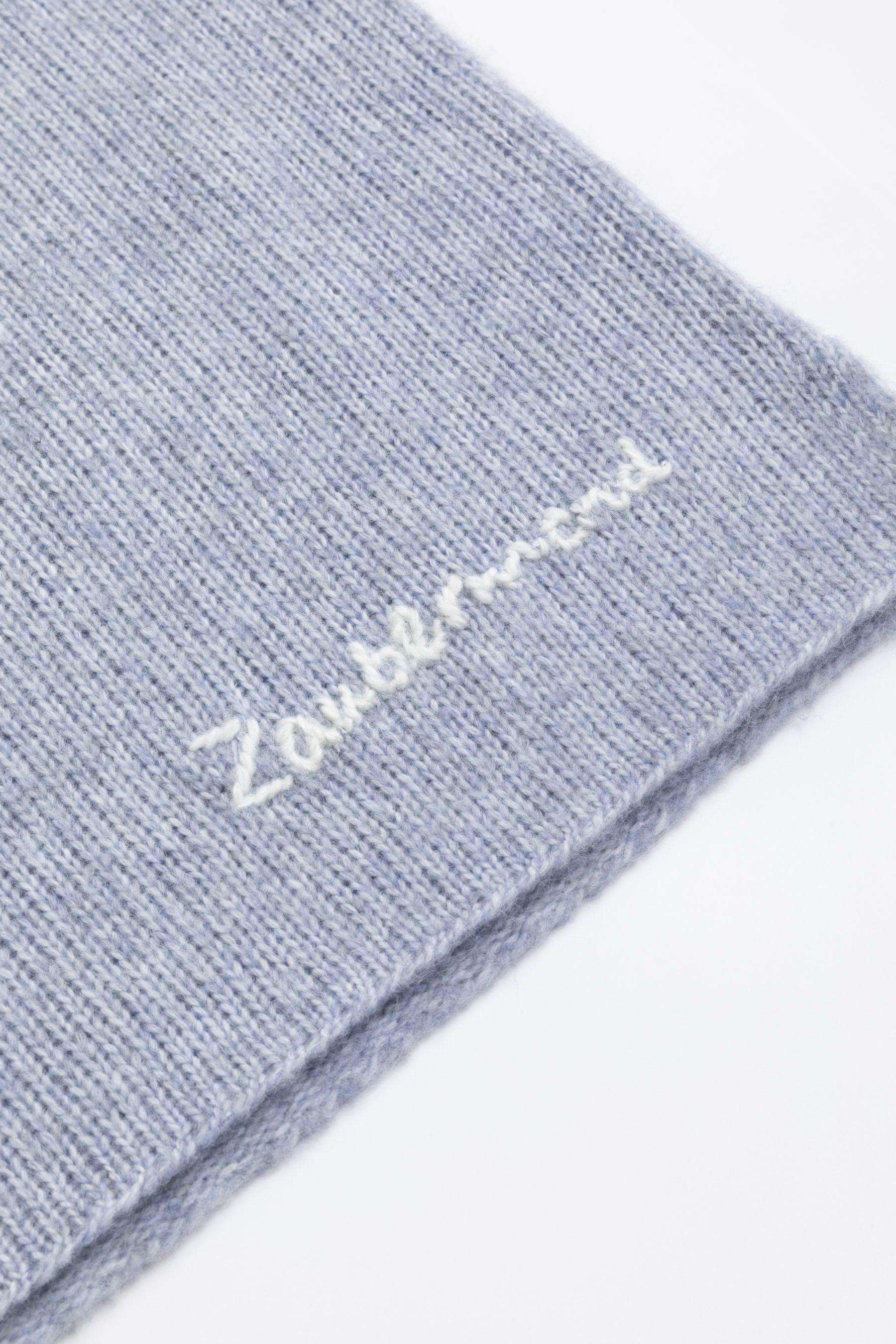 Zaubermond Strickpullover Unifarben mit Stehkragen - JEANS Zaubermond