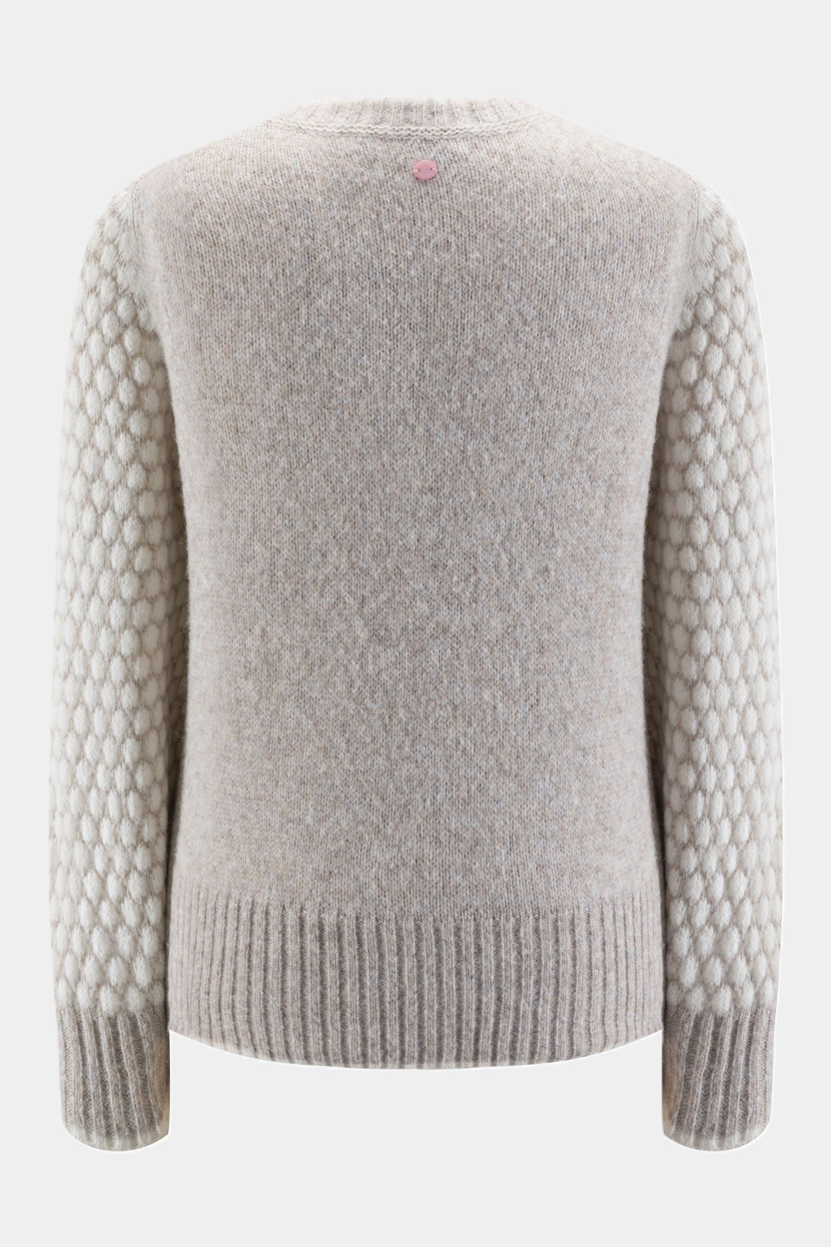 Zaubermond Strickpullover mit Strukturärmeln MARMOR