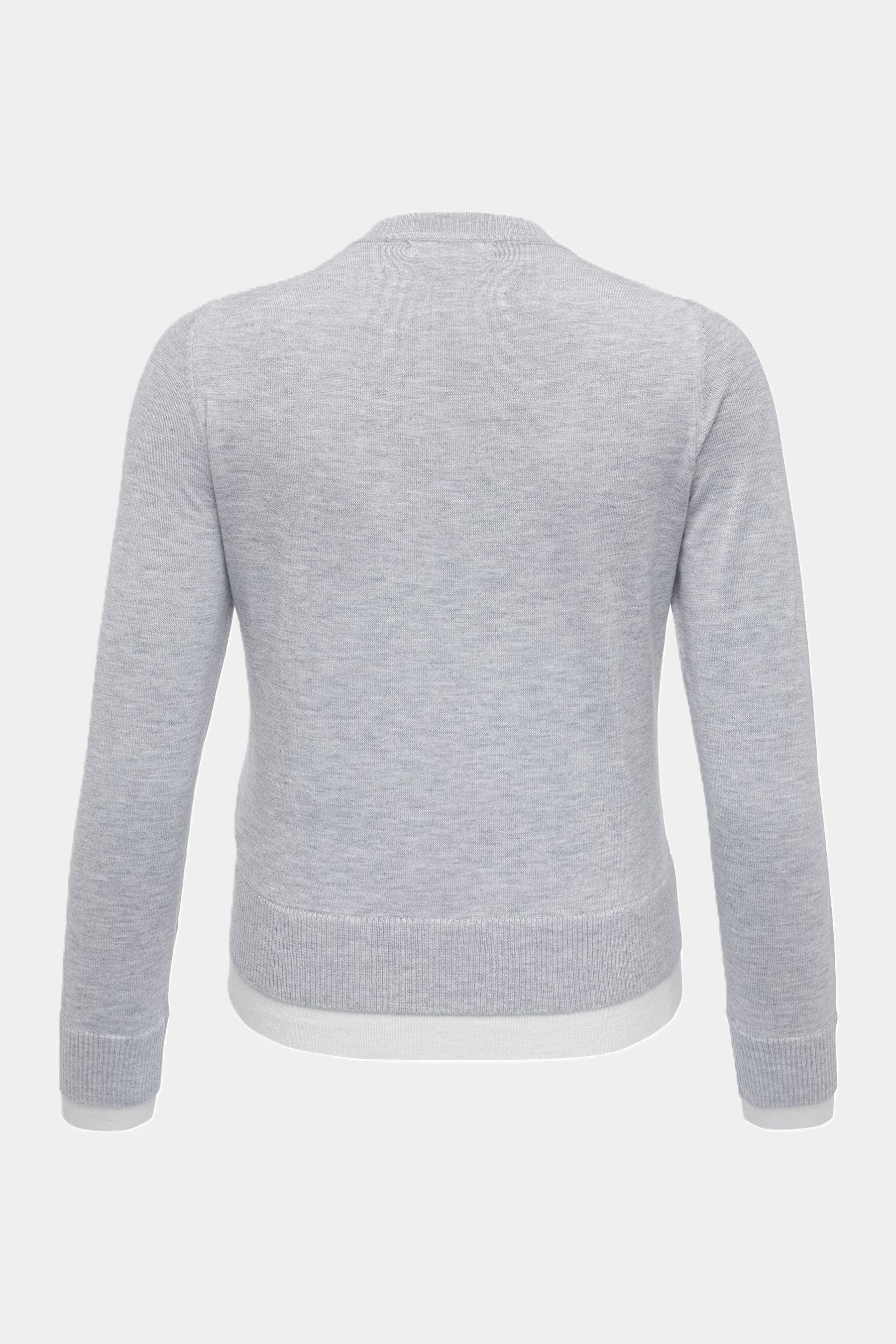 Cassis cardigan melange in LIGHT GREY