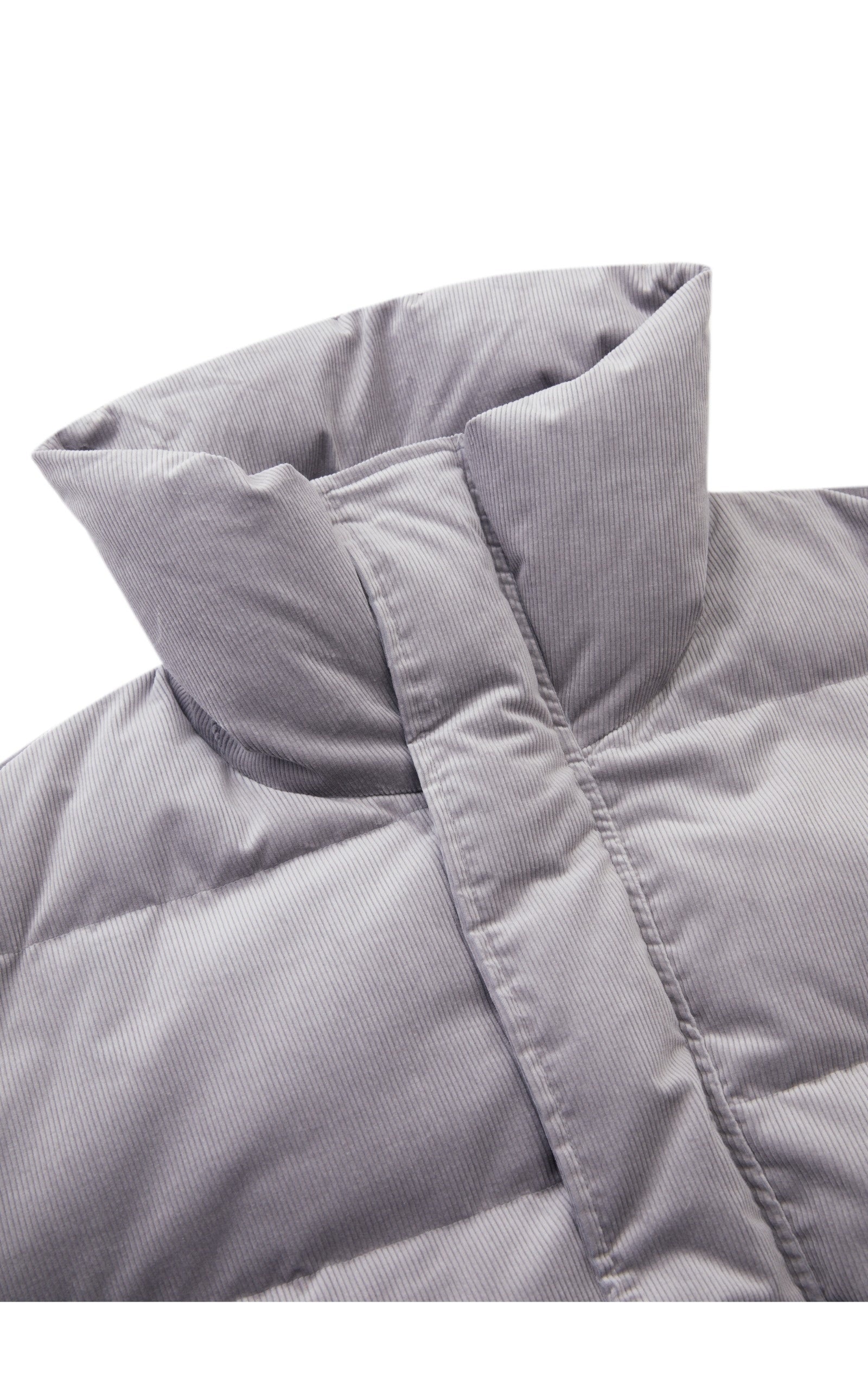 Damen Boxy Daunenjacke mit Knopfleiste & Zwei-Wege-Reißverschluss JNBY