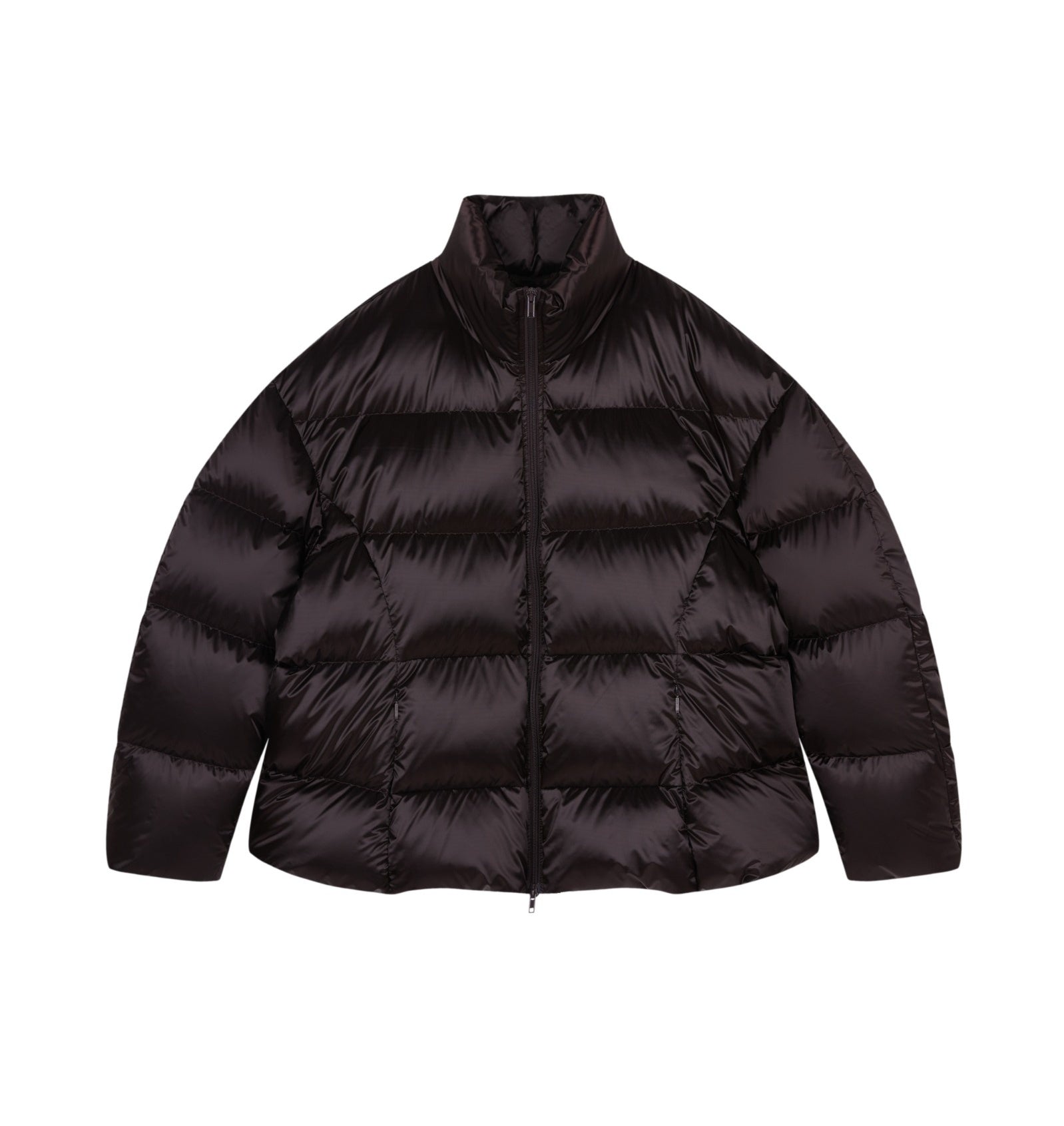 Damen Oversize Daunenmantel mit Stehkragen Braun JNBY