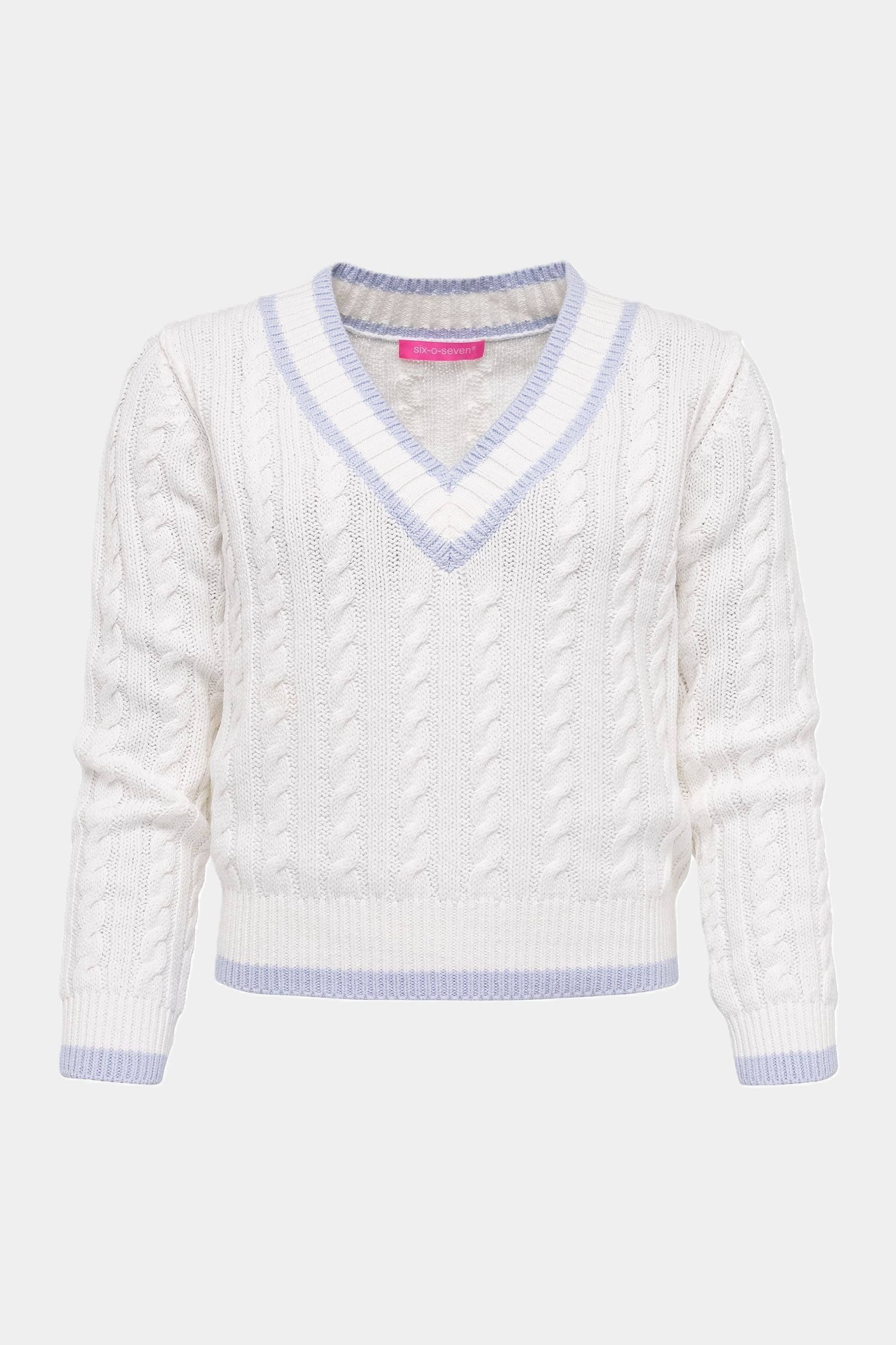 Pull en tricot BLANC