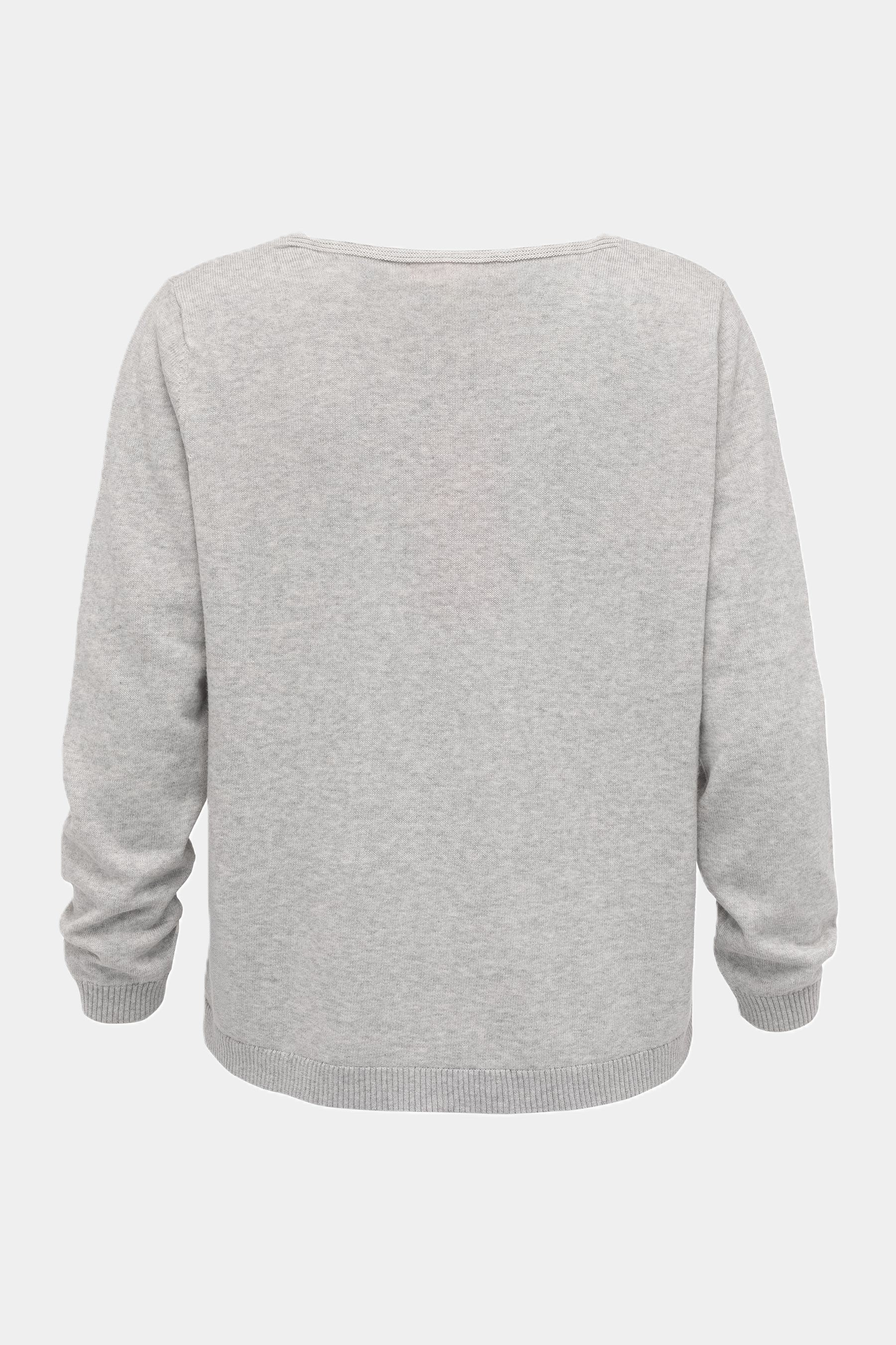 Pull-over en tricot GRIS CLAIR