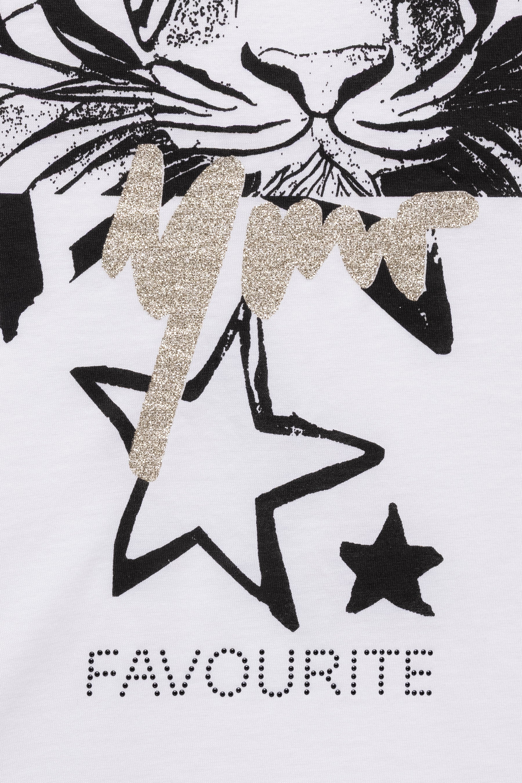 T-Shirt mit Tiger Print WHITE