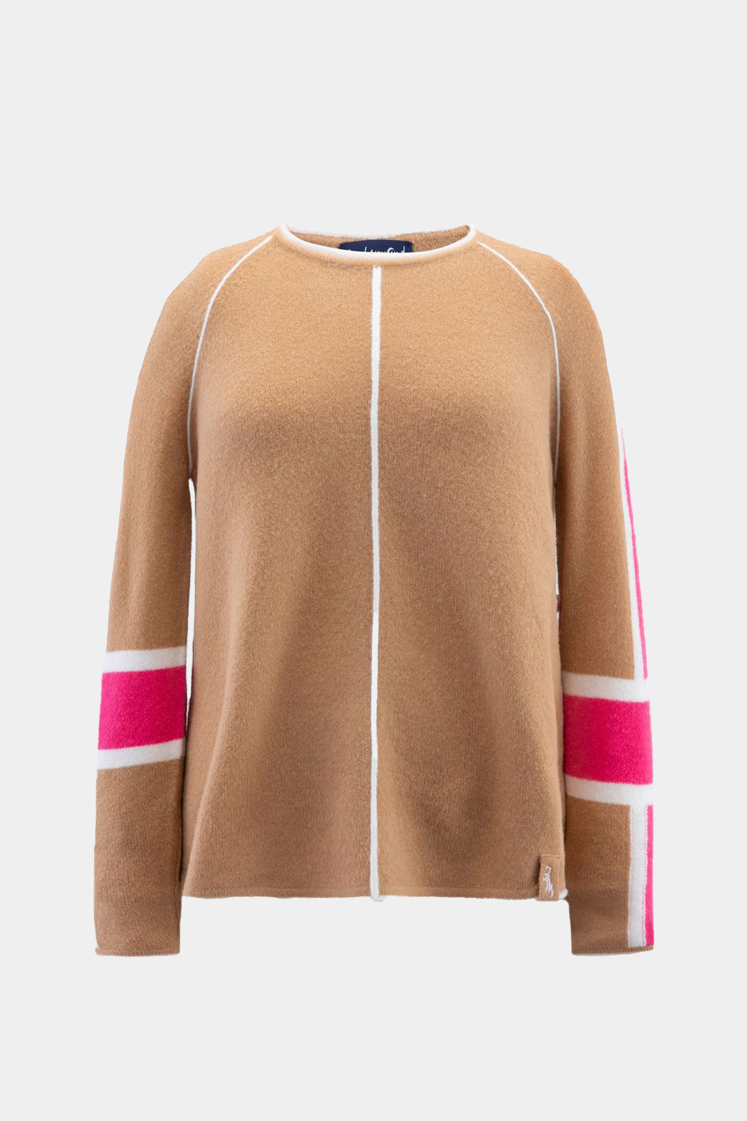 Knitted sweater CAMEL