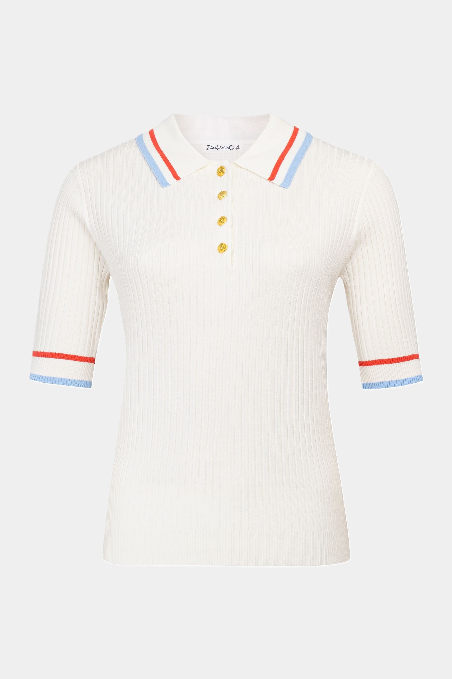 3/4 Arm Pullover WHITE