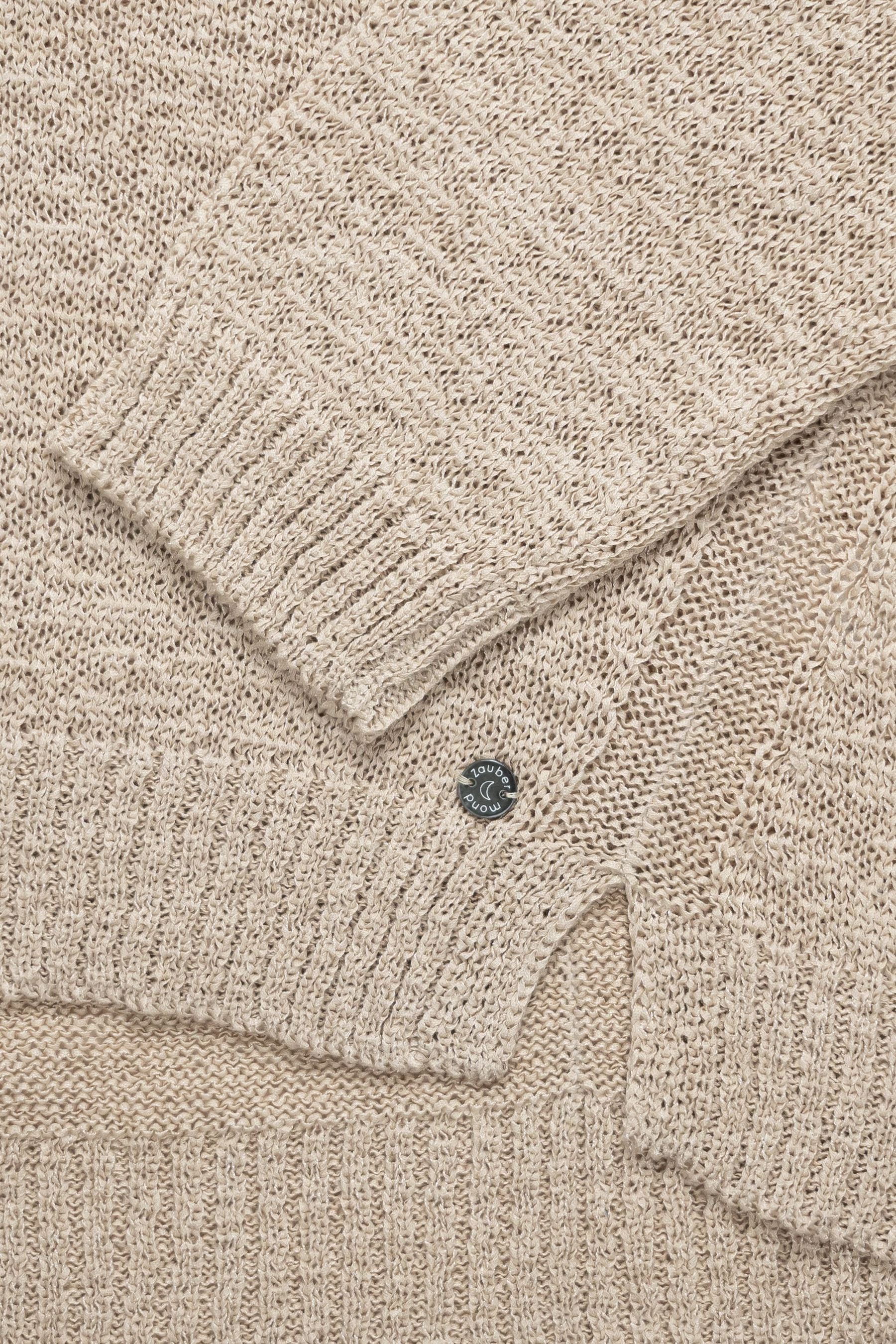 Strickpullover mit V-Ausschnitt KIESEL